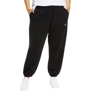 Nike Women's Loose Fit Mid Rise Black Sweat Pants Size 3X Plus Size NWT